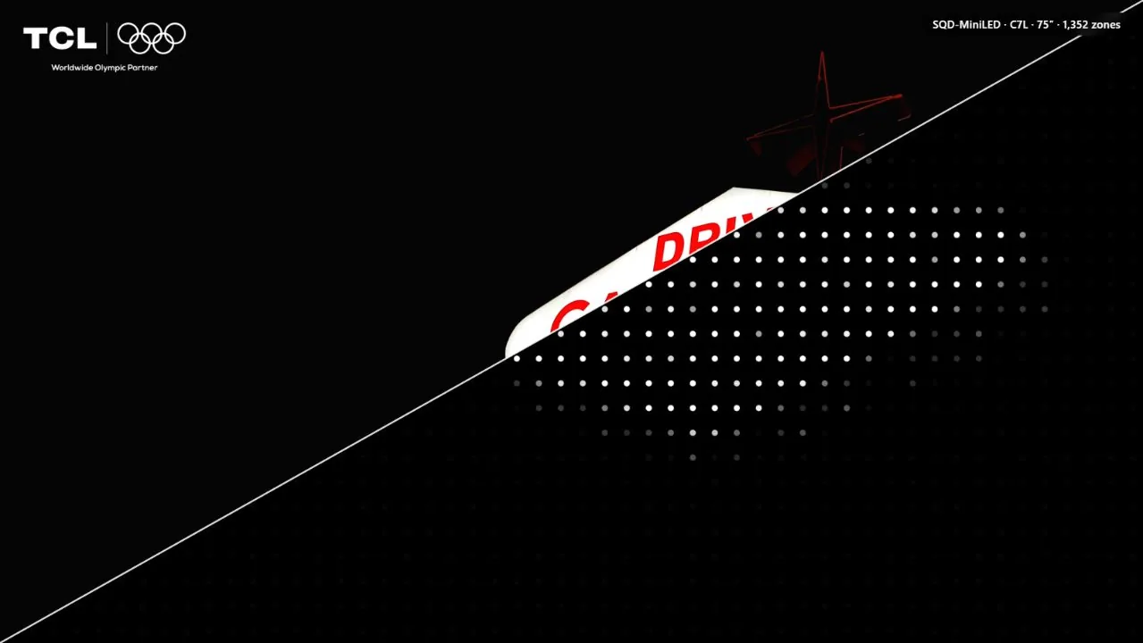 Diagonální porovnání obrazu a podsvícení / Diagonal picture and backlight comparison