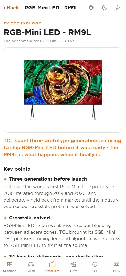 TCL IFA 2026 — Event Guide — screen 4